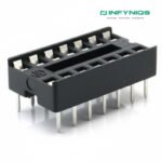 16 Pin DIP IC Socket Base Adaptor | JEDEC Compliant IC Socket