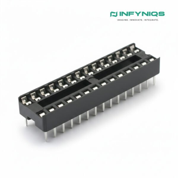28 Pin Narrow DIP IC Socket Base Adaptor _ JEDEC Compliant IC Socket (1)