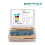 600PCS 1/4W Metal Film Resistor Kit | 1% Precision 10Ω–1MΩ Assorted Resistors