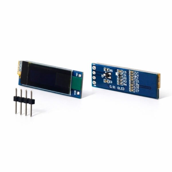 0.91 Inch 128x32 OLED Display Module with I2C/IIC Interface