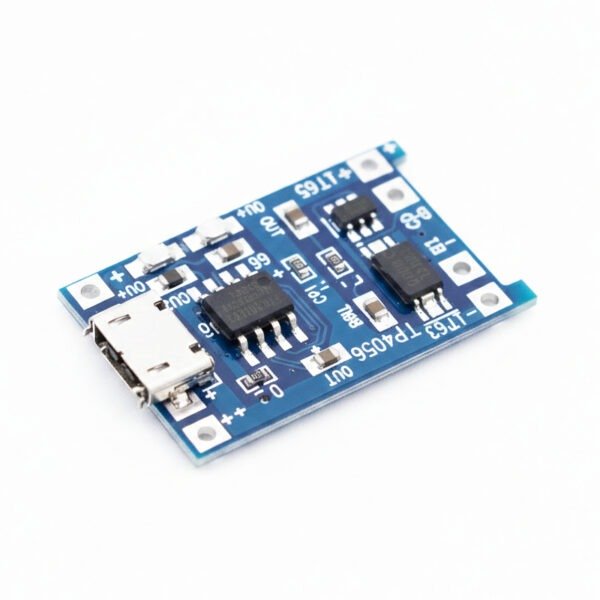 TP4056 Battery Charging Protection Module with Micro USB | Li-ion Charger Board