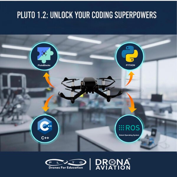 Pluto 1.2 DIY Educational Nano Drone Kit | Programmable STEM Drone