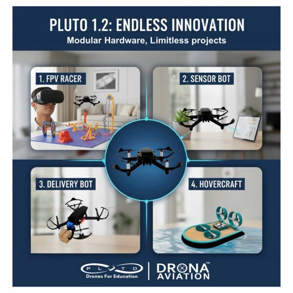 Pluto 1.2 DIY Educational Nano Drone Kit | Programmable STEM Drone